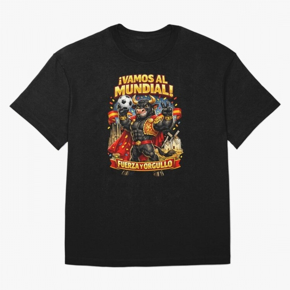 Spain World Cup 2026 Bull Fan Shirt Classic T-Shirt Celebrate Global Passion for the FIFA World Cup 2026 Journey through CR7 Highlights, Argentina, France and Brazil Pride, Championship Spirit, Famous Goals, Roaring Crowds and International