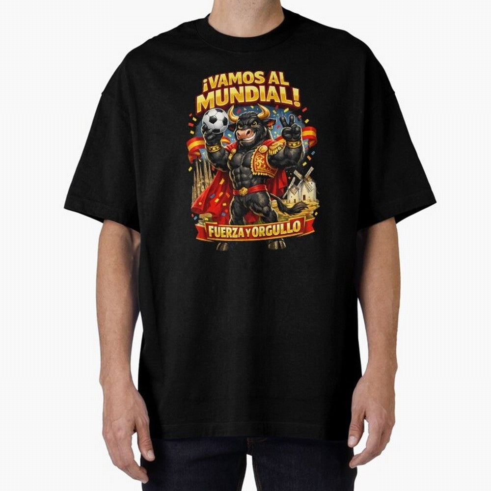 Spain World Cup 2026 Bull Fan Shirt Classic T-Shirt Celebrate Global Passion for the FIFA World Cup 2026 Journey through CR7 Highlights, Argentina, France and Brazil Pride, Championship Spirit, Famous Goals, Roaring Crowds and International
