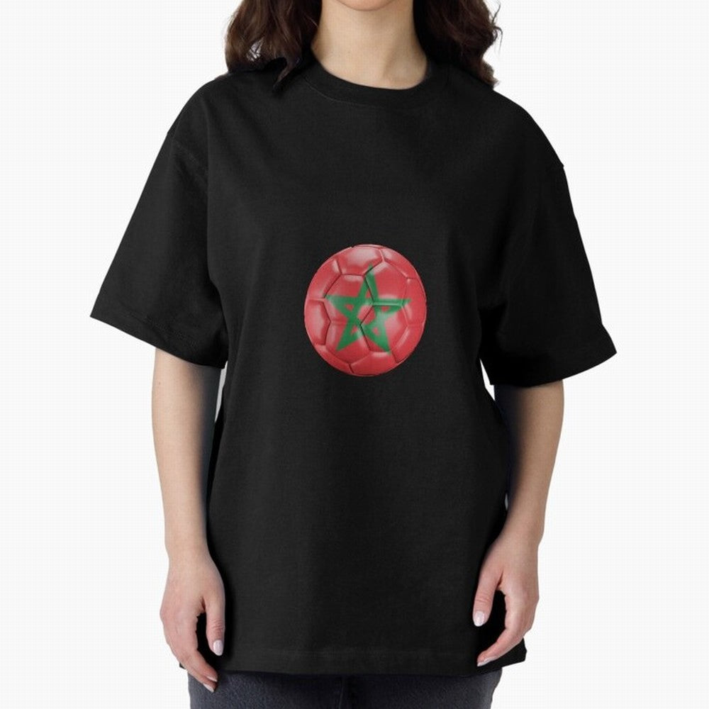 Morocco Ball Classic T-Shirt Turn Up for Global Football Passion for FIFA World Cup 2026, Filled with Haaland, Portugal, Spain and Germany, Goal Celebration Energy, Supporter Heritage, Football Icons and Worldwide Tournament Joy; Perfect for People