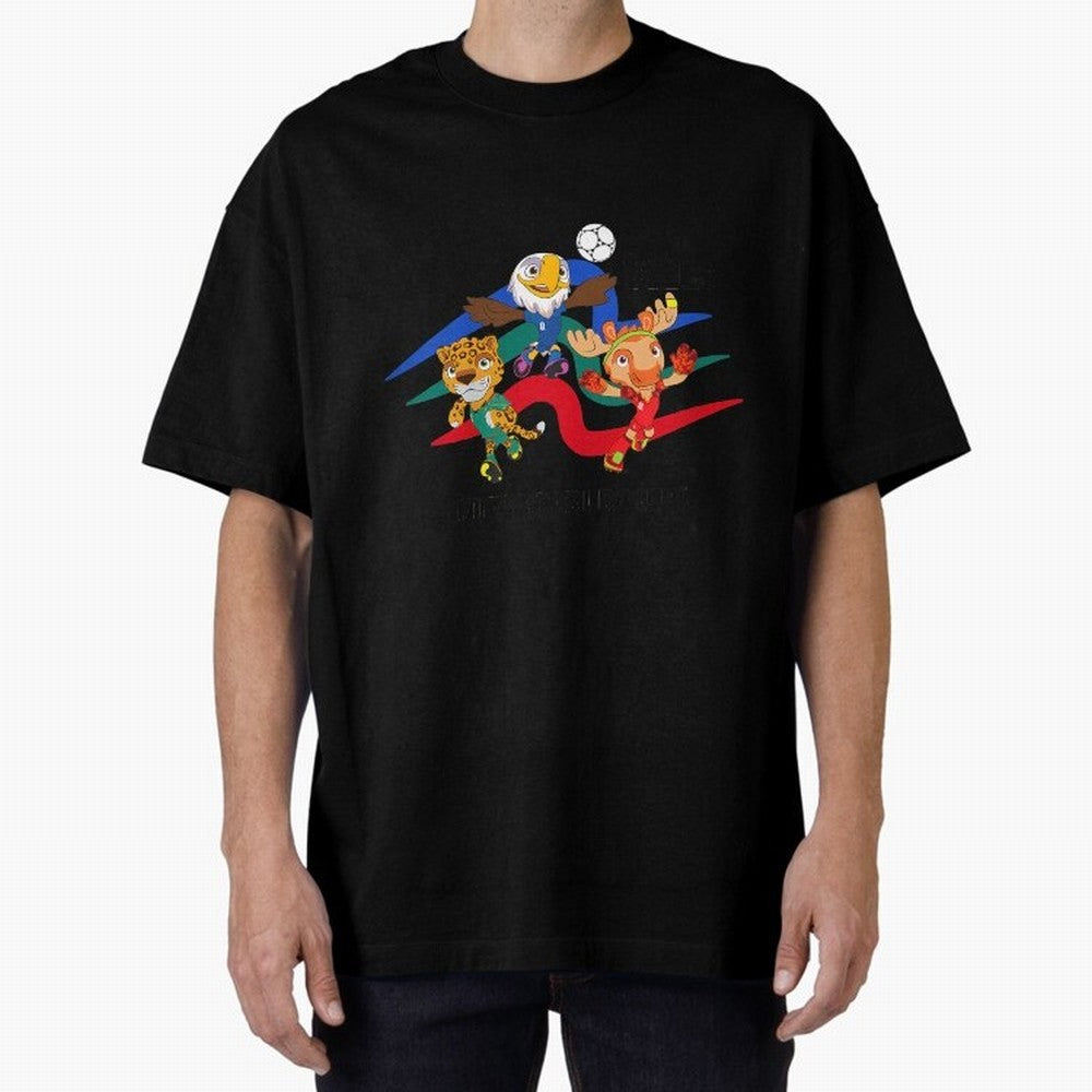Kids World Cup26 Host Country Mascots Action Classic T-Shirt Honor FIFA World Cup 2026 Spirit, with England, CR7, Stadium Memories, Football Loyalty, International Chants and Championship Tradition; Ideal for Fans Who Follow Messi, Cristiano