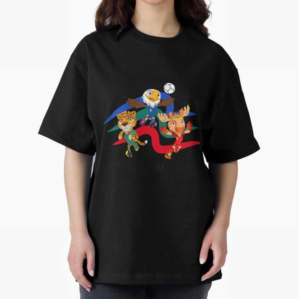 Kids World Cup26 Host Country Mascots Action Classic T-Shirt Honor FIFA World Cup 2026 Spirit, with England, CR7, Stadium Memories, Football Loyalty, International Chants and Championship Tradition; Ideal for Fans Who Follow Messi, Cristiano