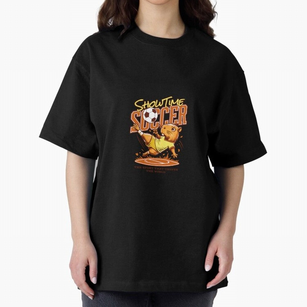 Capybara Playing Soccer Football Yellow Vibes Classic T-Shirt Celebrate Soccer Greatness during FIFA World Cup 2026 Group Stage Featuring Cristiano Ronaldo, France Energy, Champion Mindset, Group Stage Buzz, Knockout Tension and Passionate Fan