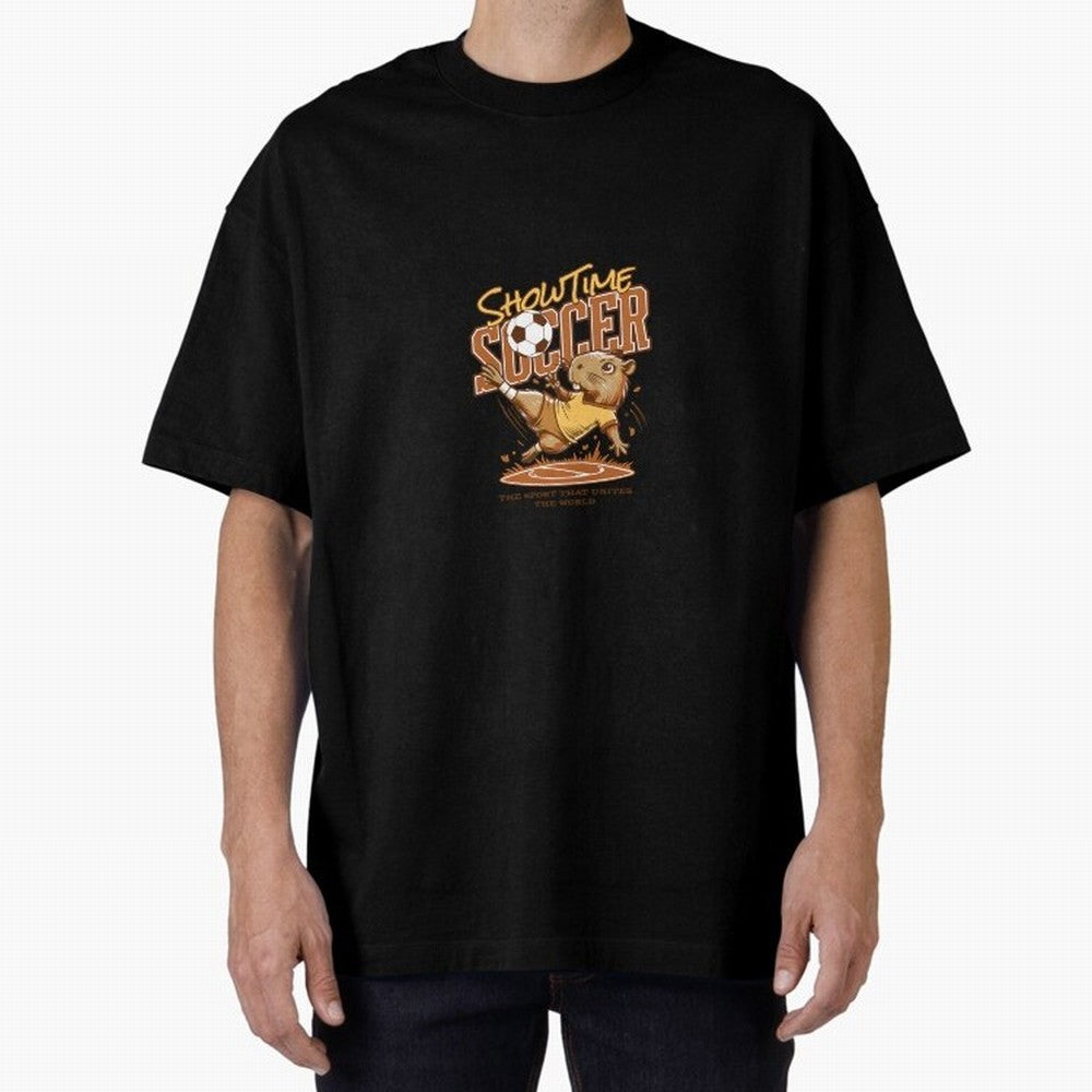 Capybara Playing Soccer Football Vibes Classic T-Shirt Stand with Match Day Hype around FIFA World Cup 2026 Group Stage, Neymar, Haaland and Cristiano Ronaldo, France and Portugal, Champion Mindset, Group Stage Buzz, Knockout Tension and Passionate