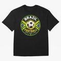 Elegant Brazil Football Emblem Classic T-Shirt Feel the Heartbeat of FIFA World Cup 2026 USA Canada Mexico Connected to Messi, Germany Energy, Tournament Hype, Historic Matchups, Family Viewing Parties and Global Sports Pride; Ideal for Passionate