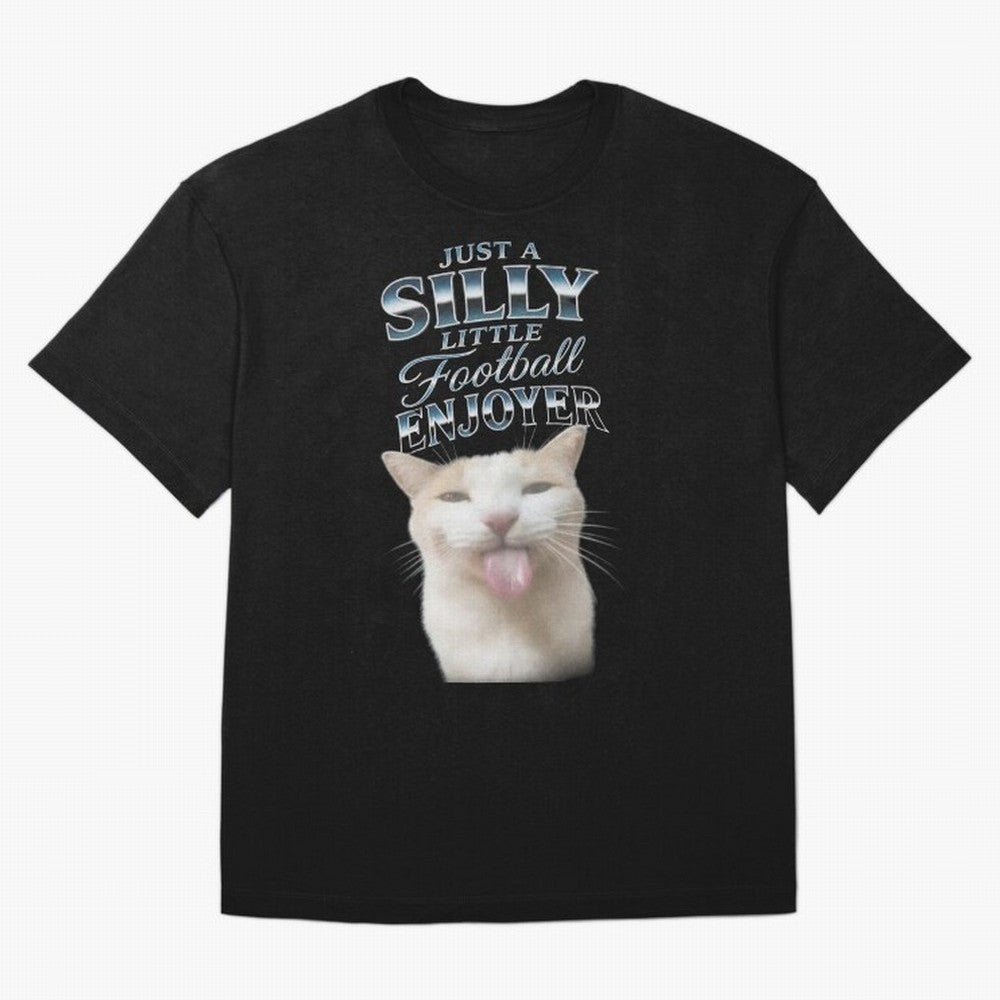 Just A Silly Football Enjoyer World Cup 2026 USA Meme Soccer Classic T-Shirt Remember Global Football Passion for FIFA World Cup 2026 USA Canada Mexico, Driven by Mbappe and Neymar, Spain, Vintage Soccer Flavor, Modern Football Stars, National