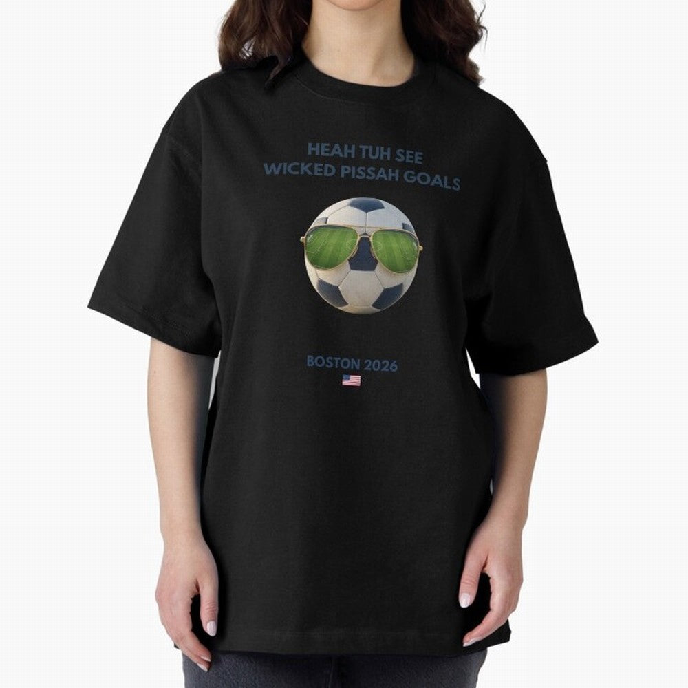 WC26 Hosting City: Boston | Fun and Smart Soccer Fan Gear Classic T-Shirt Celebrate the Stars of Global Football Passion for FIFA World Cup 2026 USA Canada Mexico, Inspired by Haaland, Spain, Vintage Soccer Flavor, Modern Football Stars, National