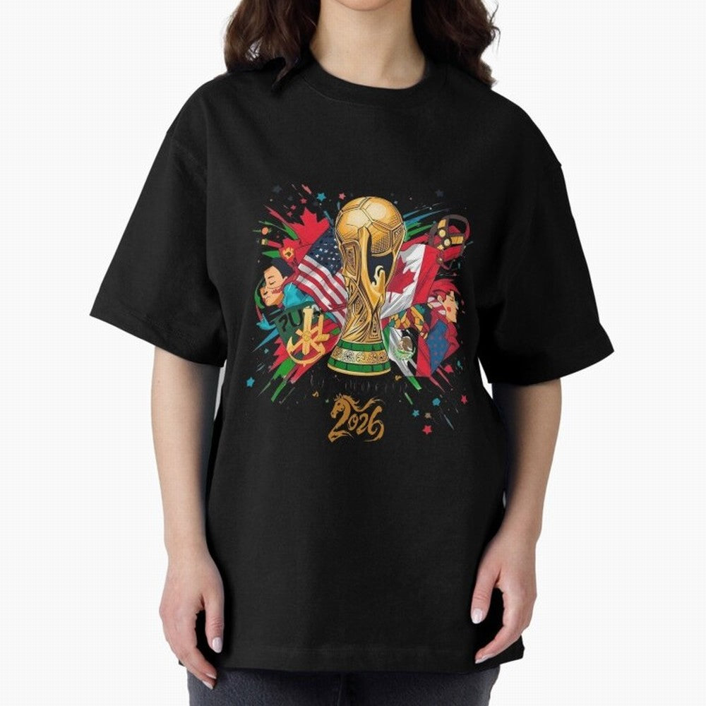 North America 2026 Splash Art Classic T-Shirt Carry the Dream of FIFA World Cup 2026 Spirit, Built around England, Haaland, Tournament Hype, Historic Matchups, Family Viewing Parties and Global Sports Pride; Created for Match Day Parties, Soccer
