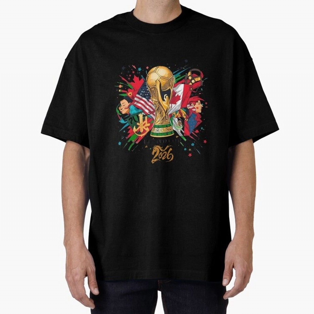 North America 2026 Splash Art Classic T-Shirt Carry the Dream of FIFA World Cup 2026 Spirit, Built around England, Haaland, Tournament Hype, Historic Matchups, Family Viewing Parties and Global Sports Pride; Created for Match Day Parties, Soccer