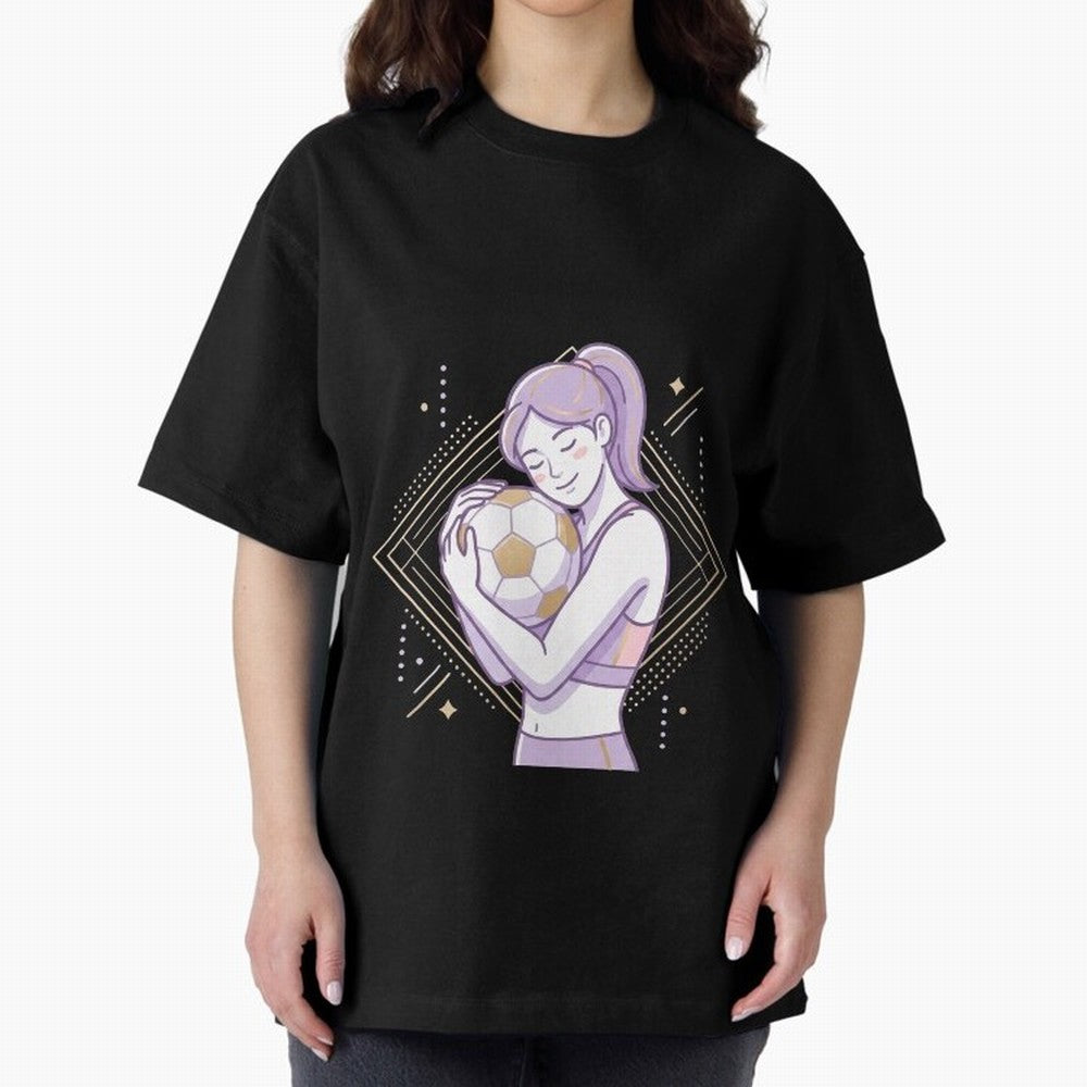 Emotional Soccer Girl Love for Football Classic T-Shirt Join Supporters Worldwide for FIFA World Cup 2026 Group Stage for Fans of Cristiano Ronaldo, Haaland and CR7 and Argentina and Brazil, Bringing Classic Soccer Heritage, Championship Pressure,