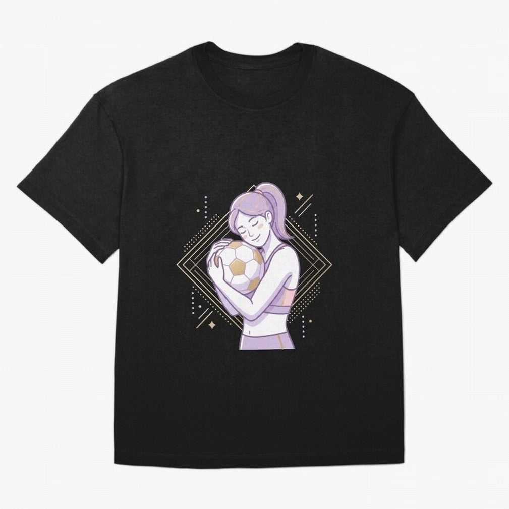 Emotional Soccer Girl Love for Football Classic T-Shirt Join Supporters Worldwide for FIFA World Cup 2026 Group Stage for Fans of Cristiano Ronaldo, Haaland and CR7 and Argentina and Brazil, Bringing Classic Soccer Heritage, Championship Pressure,