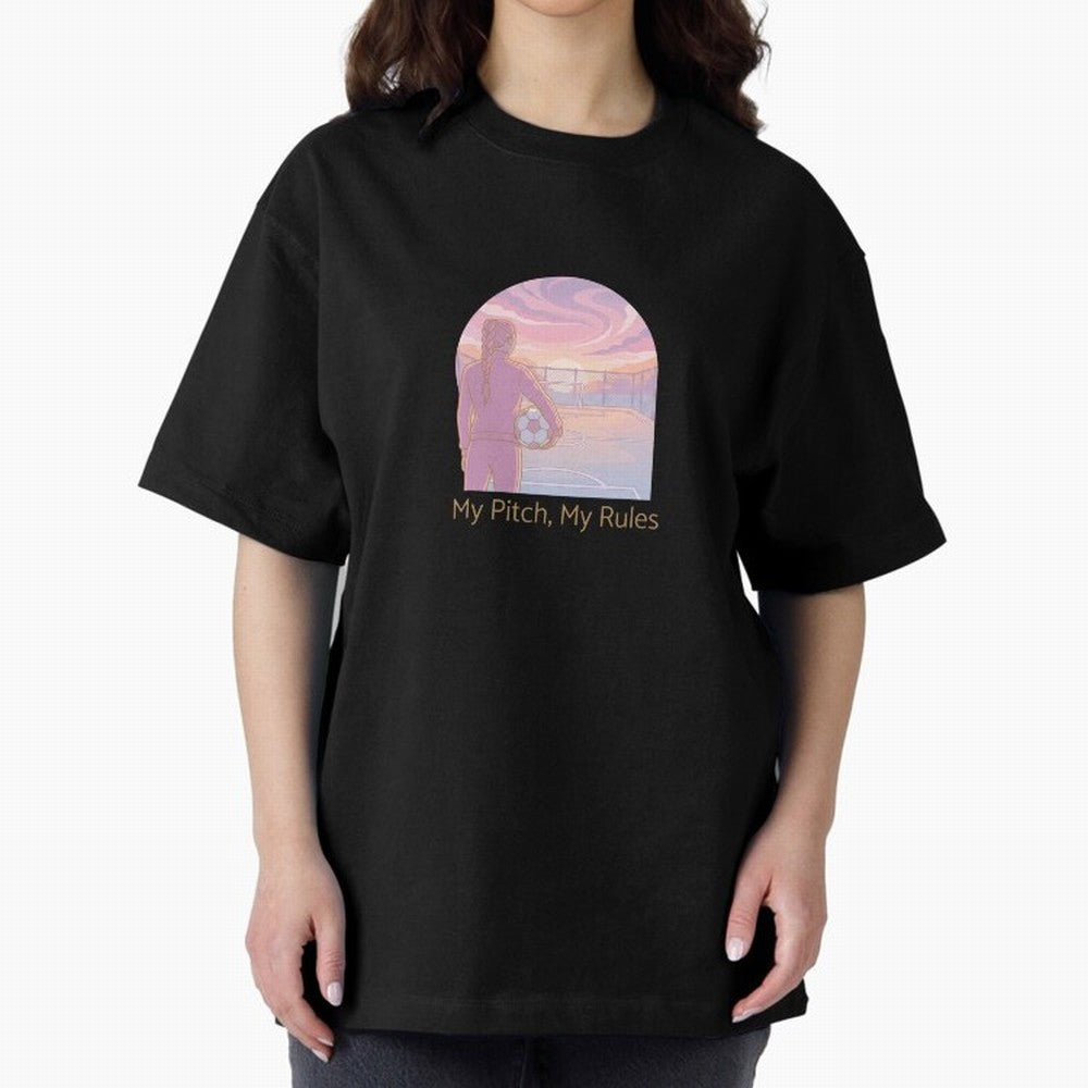 My Pitch My Rules Female Soccer Empowerment Classic T-Shirt Show Your Stadium Side during the FIFA World Cup 2026 USA Canada Mexico Journey through Messi, CR7 and Mbappe Highlights, Portugal Pride, Tournament Hype, Historic Matchups, Family Viewing