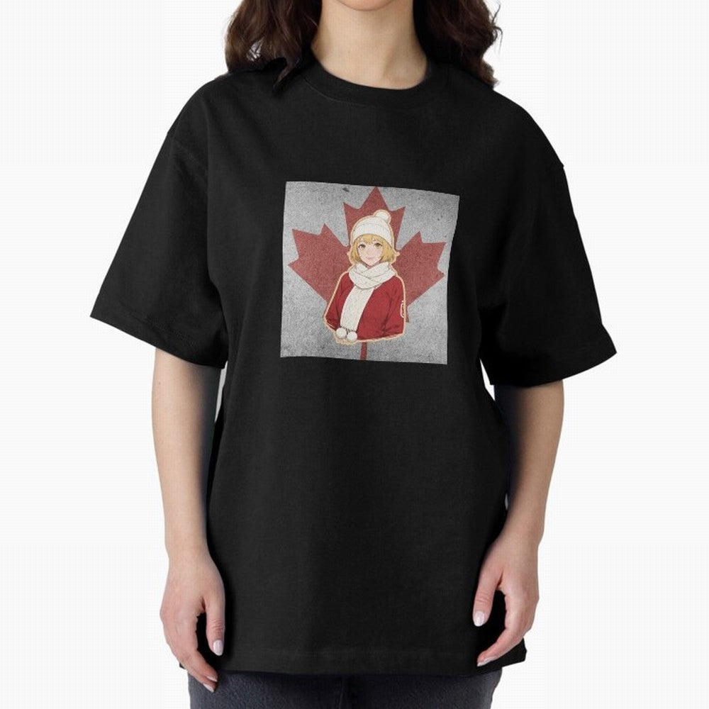 Canada Anime Football Fan Girl World Cup Edition Classic T-Shirt Celebrate Unforgettable Nights in FIFA World Cup 2026 Group Stage Driven by Mbappe and Neymar, England and Germany Energy, Championship Spirit, Famous Goals, Roaring Crowds and