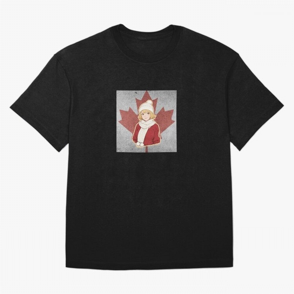 Canada Anime Football Fan Girl World Cup Edition Classic T-Shirt Celebrate Unforgettable Nights in FIFA World Cup 2026 Group Stage Driven by Mbappe and Neymar, England and Germany Energy, Championship Spirit, Famous Goals, Roaring Crowds and