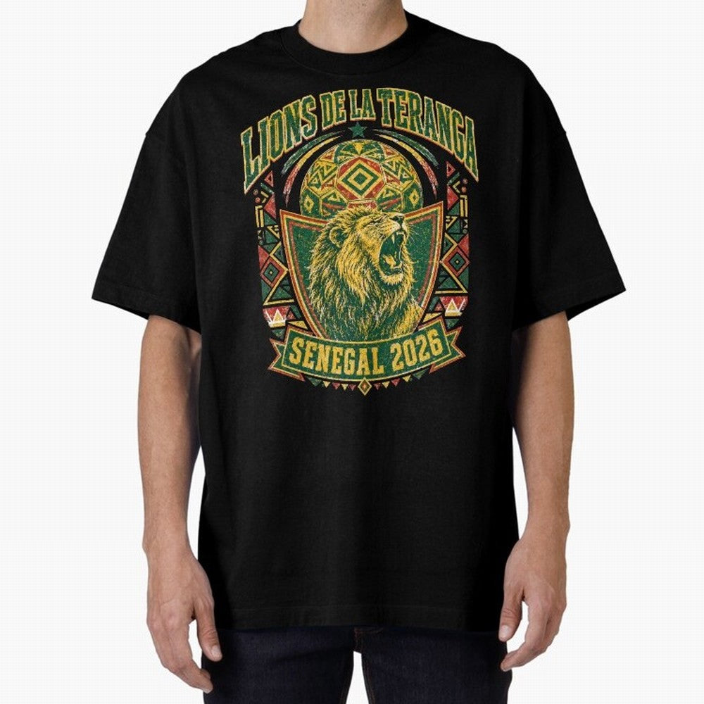Lions De La Teranga Senegal 2026 World Cup Soccer T-Shirt Classic T-Shirt Celebrate Fan Culture around FIFA World Cup 2026 USA Canada Mexico Spirit, Driven by France and Portugal, CR7 and Messi, Tournament Hype, Historic Matchups, Family Viewing