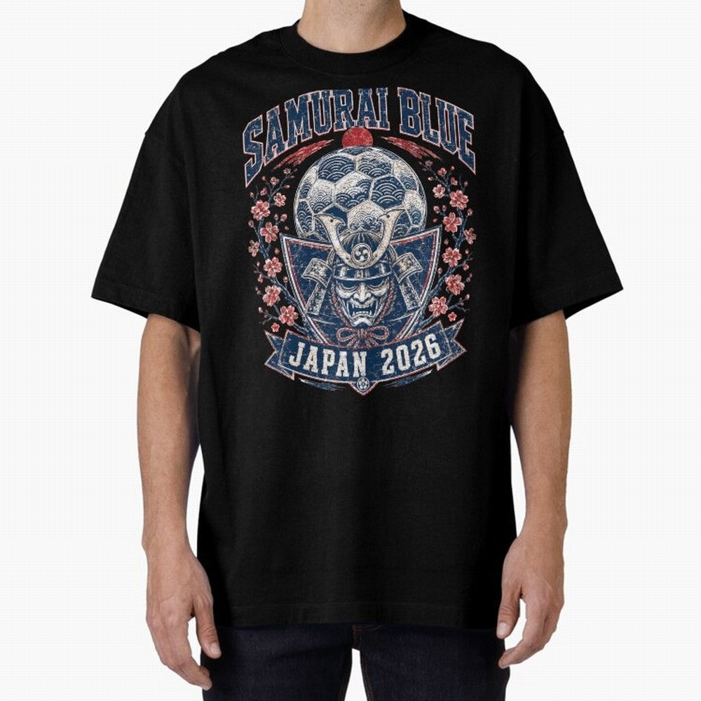 Samurai Blue Japan 2026 World Cup Soccer T-Shirt Classic T-Shirt Join Supporters Worldwide for FIFA World Cup 2026 Group Stage Spirit, Driven by England, Mbappe, Tournament Hype, Historic Matchups, Family Viewing Parties and Global Sports Pride;