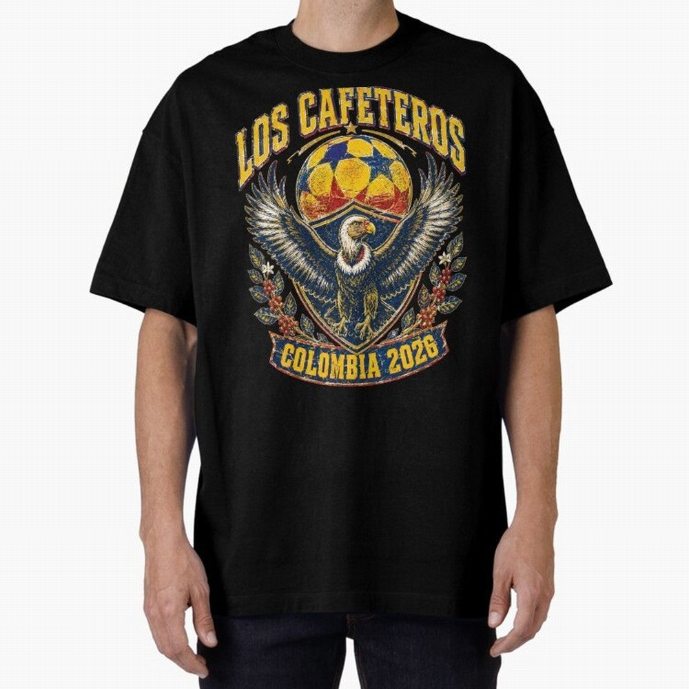 Los Cafeteros Colombia 2026 World Cup Soccer T-Shirt Classic T-Shirt Represent Football Lovers during FIFA World Cup 2026 Spirit, Celebrating Argentina, Mbappe and Neymar, Goal Celebration Energy, Supporter Heritage, Football Icons and Worldwide