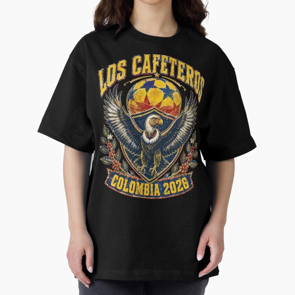 Los Cafeteros Colombia 2026 World Cup Soccer T-Shirt Classic T-Shirt Represent Football Lovers during FIFA World Cup 2026 Spirit, Celebrating Argentina, Mbappe and Neymar, Goal Celebration Energy, Supporter Heritage, Football Icons and Worldwide