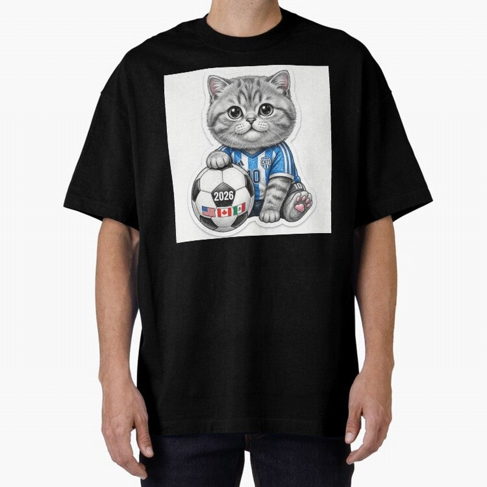 Cute Soccer Kitten #10 - FIFA 2026 World Cup Fan Art Classic T-Shirt Make Your Look Match the FIFA World Cup 2026 USA Canada Mexico Journey through CR7 Highlights, England and Germany Pride, Sports Nostalgia, International Competition, Famous
