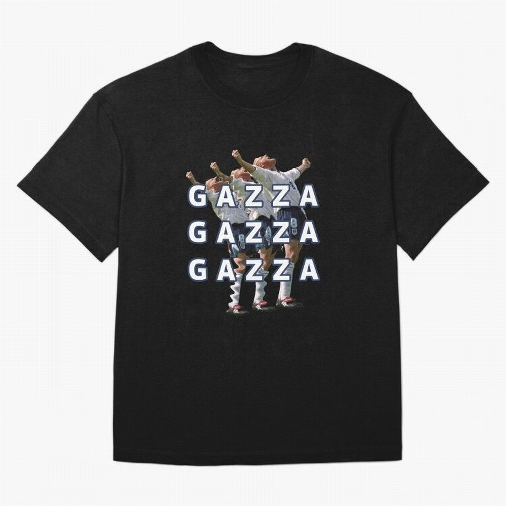Gazza England Celebration Euro 96 Classic T-Shirt Celebrate Global Passion for Match Day Hype around FIFA World Cup 2026 Group Stage, Messi, Neymar and Mbappe, Netherlands, Championship Spirit, Famous Goals, Roaring Crowds and International