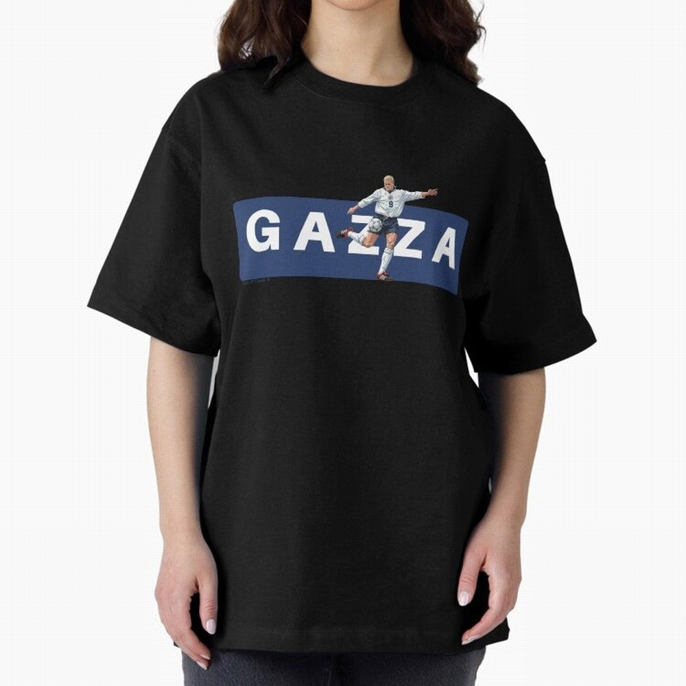 Gazza England Retro T-shirt Classic T-Shirt Showcase the FIFA World Cup 2026 USA Canada Mexico Journey through Messi Highlights, England and Germany Pride, Soccer Culture, Superstar Moments, National Team Dreams and Competitive Fire; Perfect for