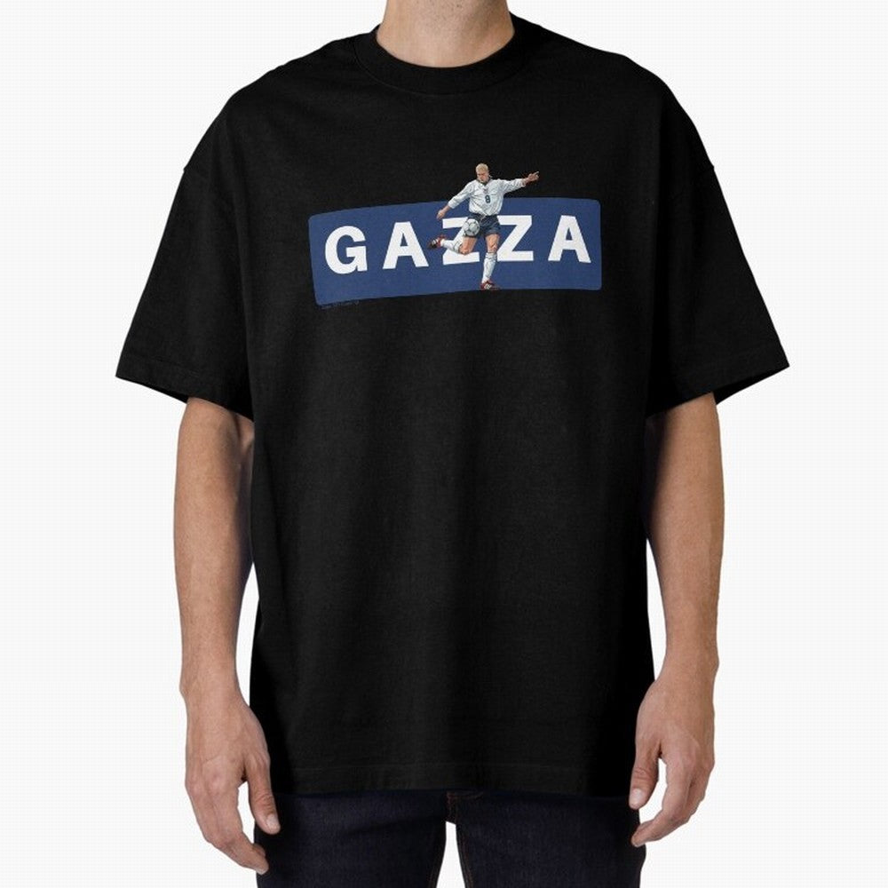 Gazza England Retro T-shirt Classic T-Shirt Showcase the FIFA World Cup 2026 USA Canada Mexico Journey through Messi Highlights, England and Germany Pride, Soccer Culture, Superstar Moments, National Team Dreams and Competitive Fire; Perfect for