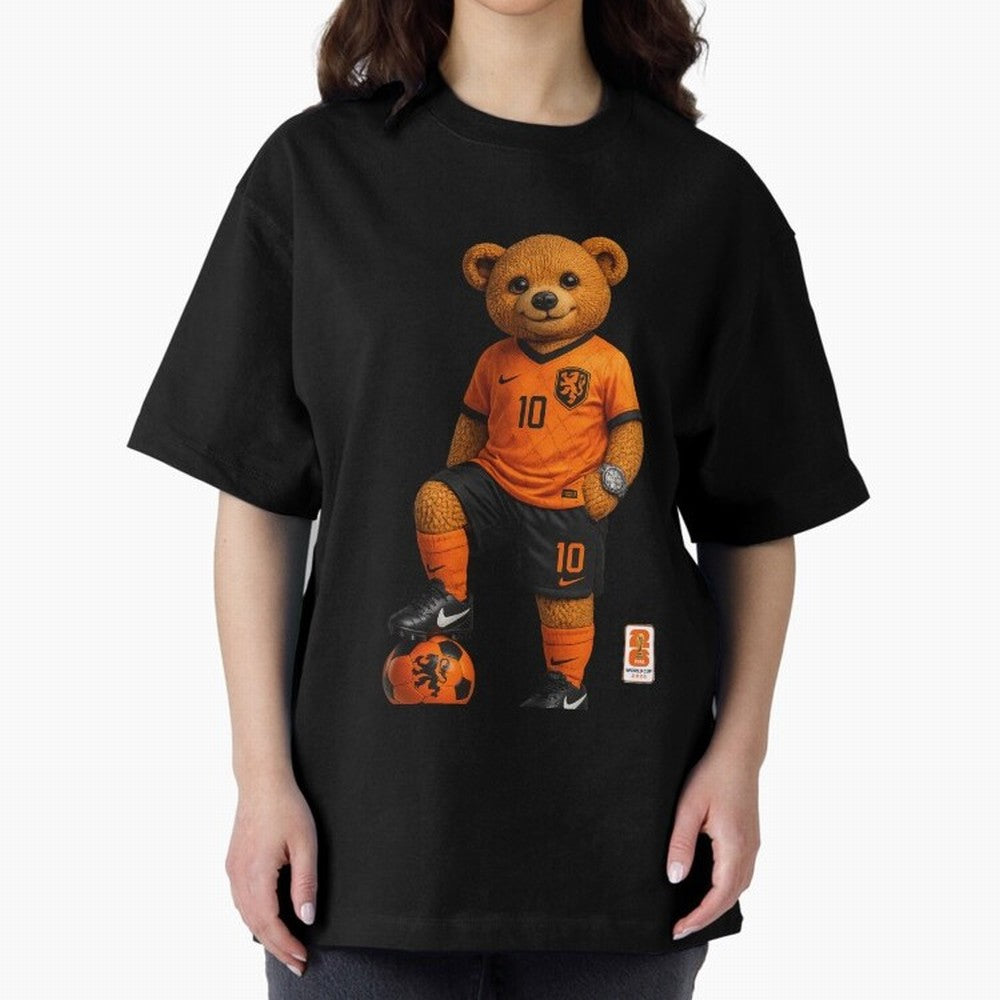 Netherlands Soccer Bear World Cup Teddy Bear Classic T-Shirt Bring Legendary Rivalry Energy to FIFA World Cup 2026 Spirit, Filled with France, Mbappe and Neymar, Championship Spirit, Famous Goals, Roaring Crowds and International Football Unity;