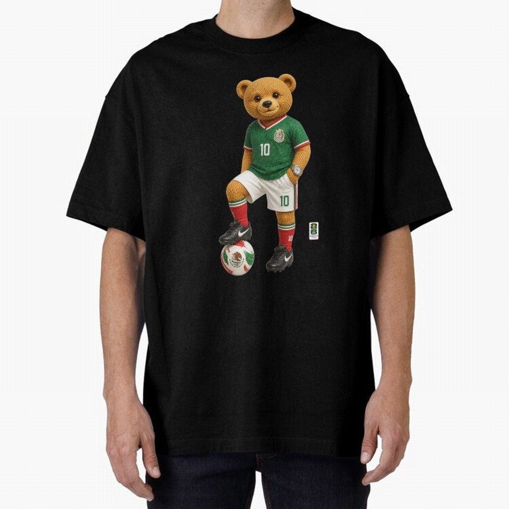 Mexico Soccer Bear World Cup Teddy Bear Classic T-Shirt Honor Champions and Dreams in FIFA World Cup 2026 Group Stage Spirit, Centered on Germany, CR7 and Messi, Champion Mindset, Group Stage Buzz, Knockout Tension and Passionate Fan Culture; Ideal