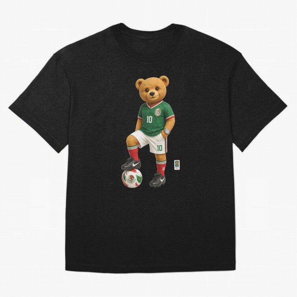 Mexico Soccer Bear World Cup Teddy Bear Classic T-Shirt Honor Champions and Dreams in FIFA World Cup 2026 Group Stage Spirit, Centered on Germany, CR7 and Messi, Champion Mindset, Group Stage Buzz, Knockout Tension and Passionate Fan Culture; Ideal