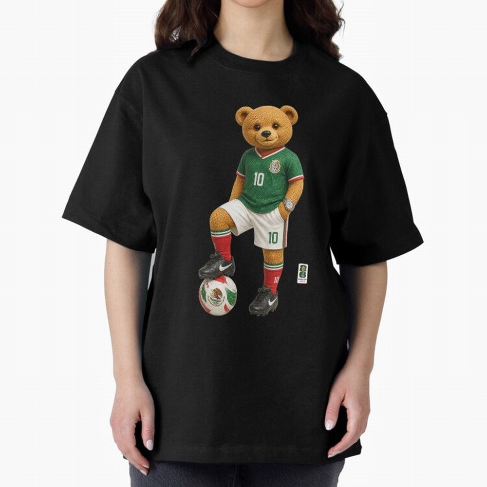 Mexico Soccer Bear World Cup Teddy Bear Classic T-Shirt Honor Champions and Dreams in FIFA World Cup 2026 Group Stage Spirit, Centered on Germany, CR7 and Messi, Champion Mindset, Group Stage Buzz, Knockout Tension and Passionate Fan Culture; Ideal
