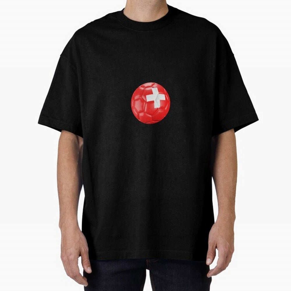 Switzerland Football Classic T-Shirt Show Love for Legendary Goals in FIFA World Cup 2026 USA Canada Mexico for Fans of Haaland and Mbappe and Portugal, Spain and Germany, Bringing Sports Nostalgia, International Competition, Famous Players and