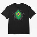 Brazil Flag - National Team Fans Classic T-Shirt Follow the Final Road of FIFA World Cup 2026 Spirit, Built around Argentina, France and Brazil, Mbappe, Stadium Memories, Football Loyalty, International Chants and Championship Tradition; Ideal for