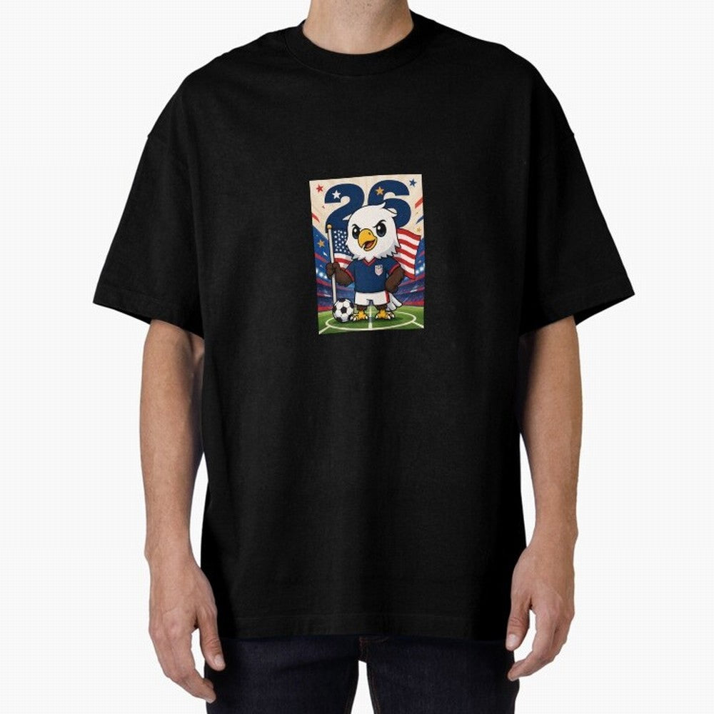 Patriotic Eagle Soccer USA Mascot Classic T-Shirt Show Support during FIFA World Cup 2026 Driven by Mbappe, England and Germany Energy, Game Day Rituals, Football Legends, Country Pride and the Road to the Final; Made for Die Hard Supporters,