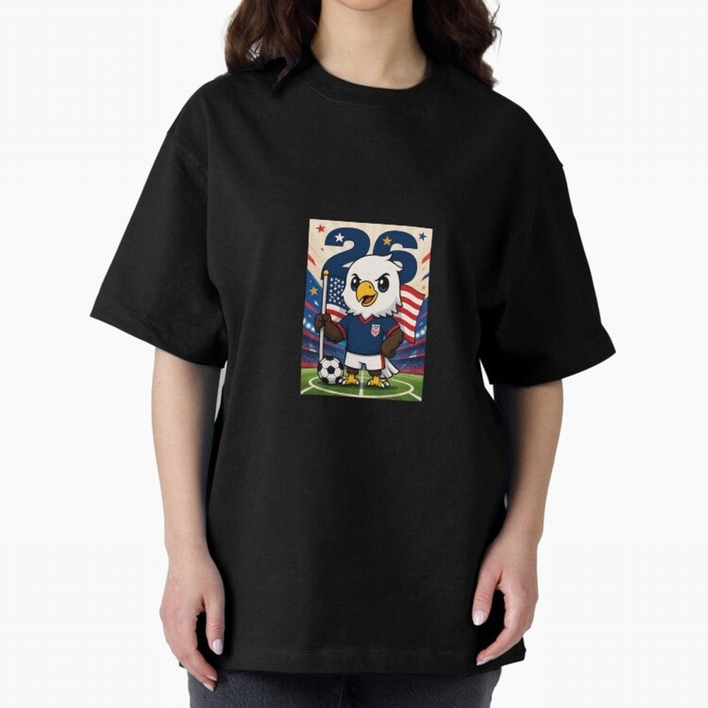 Patriotic Eagle Soccer USA Mascot Classic T-Shirt Show Support during FIFA World Cup 2026 Driven by Mbappe, England and Germany Energy, Game Day Rituals, Football Legends, Country Pride and the Road to the Final; Made for Die Hard Supporters,