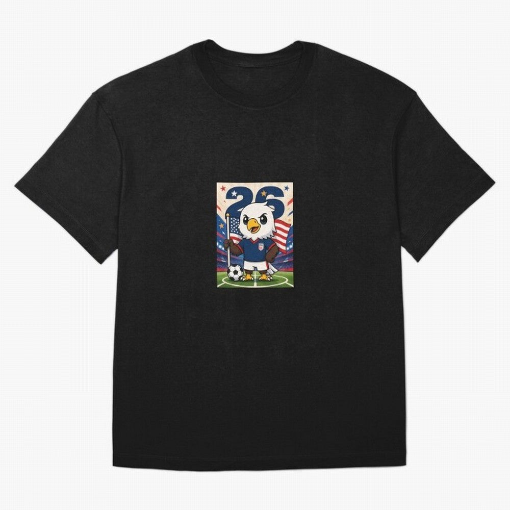 Patriotic Eagle Soccer USA Mascot Classic T-Shirt Show Support during FIFA World Cup 2026 Driven by Mbappe, England and Germany Energy, Game Day Rituals, Football Legends, Country Pride and the Road to the Final; Made for Die Hard Supporters,