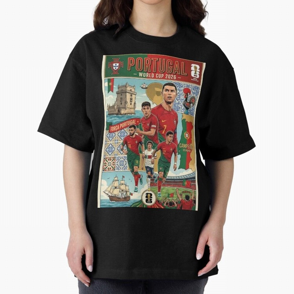 Portugal 2026 ¨C In Search of Glory Classic T-Shirt Bring Trophy Dreams to FIFA World Cup 2026 Group Stage Spirit, Featuring Netherlands, Mbappe, Football Festival Excitement, Trophy Ambitions, Country Rivalries and Star Player Buzz; Built for