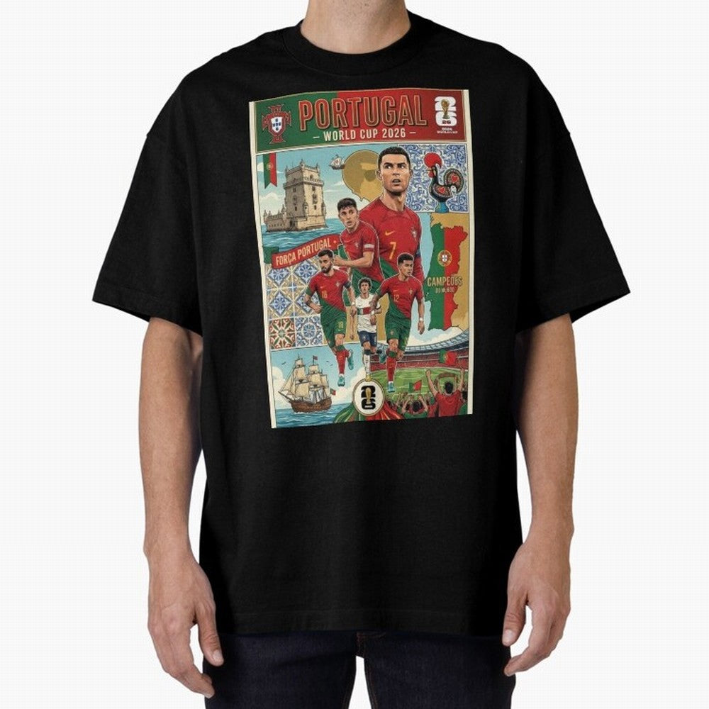 Portugal 2026 ¨C In Search of Glory Classic T-Shirt Bring Trophy Dreams to FIFA World Cup 2026 Group Stage Spirit, Featuring Netherlands, Mbappe, Football Festival Excitement, Trophy Ambitions, Country Rivalries and Star Player Buzz; Built for