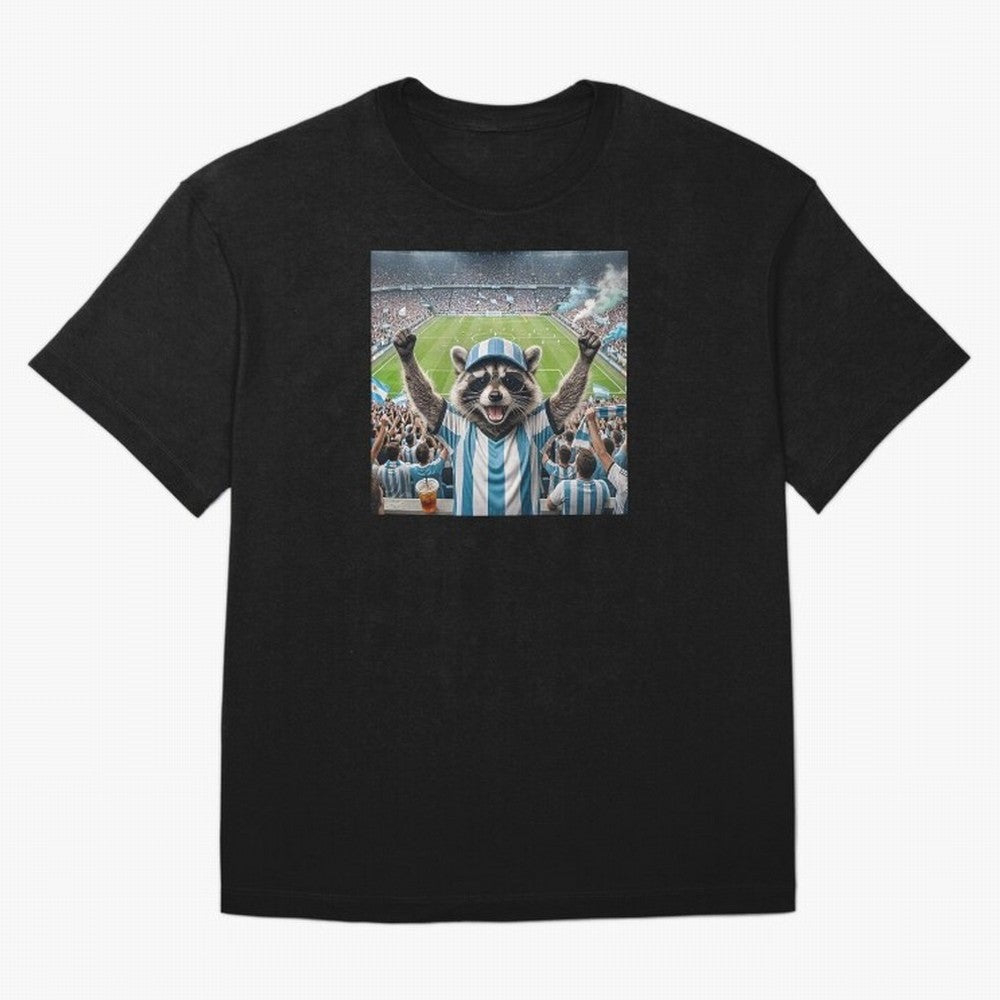 Funny Raccoon Soccer Fan World Cup 2026 Argentina Classic T-Shirt Show Your Tournament Heart for FIFA World Cup 2026 Group Stage Spirit, Connected to Spain and Netherlands, Cristiano Ronaldo, Fan Favorite Moments, National Team Passion, Big Match