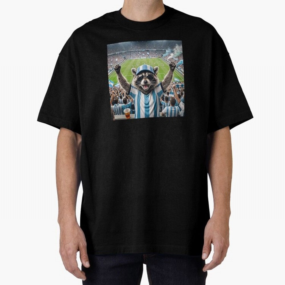 Funny Raccoon Soccer Fan World Cup 2026 Argentina Classic T-Shirt Show Your Tournament Heart for FIFA World Cup 2026 Group Stage Spirit, Connected to Spain and Netherlands, Cristiano Ronaldo, Fan Favorite Moments, National Team Passion, Big Match