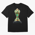 The Golden Glory 2026 - Futurist Soccer Trophy Classic T-Shirt Carry the Colors and Pride of FIFA World Cup 2026 USA Canada Mexico for Fans of Mbappe and England and Germany, Bringing Football Passion, Legendary Performances, Festival Vibes and