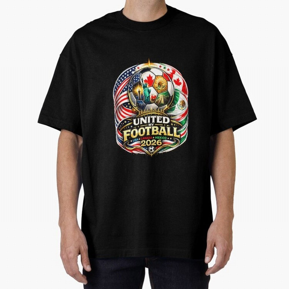 United By Football 2026 USA Canada Mexico Classic T-Shirt Enjoy the Biggest Football Party of Global Football Passion for FIFA World Cup 2026 USA Canada Mexico, Celebrating Neymar, Haaland and Cristiano Ronaldo, France, Champion Mindset, Group