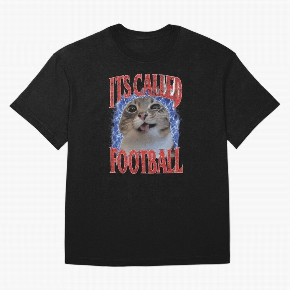 Football Silly Cat USA World Cup Meme Shirt Funny Y2K Grunge Cat Graphic Tee Soccer Meme Shirt Chaotic Cat Fan Gift Classic T-Shirt Cheer through Every Moment of Match Day Hype around FIFA World Cup 2026 USA Canada Mexico, Messi, Neymar and Mbappe,