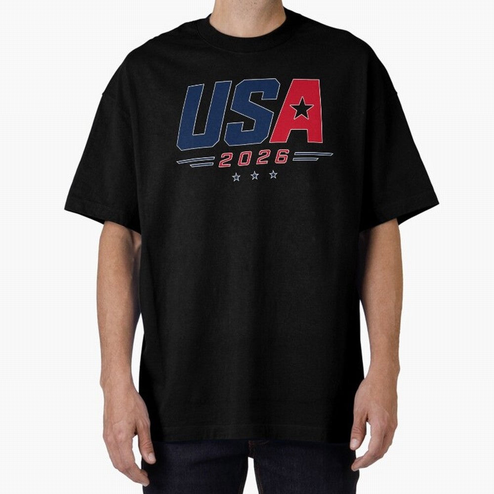 USA 2026 Soccer Fan Shirt | American Football Supporter Minimal Design Classic T-Shirt Discover FIFA World Cup 2026 Group Stage with Messi, Argentina and Brazil Energy, Sports Nostalgia, International Competition, Famous Players and Unforgettable