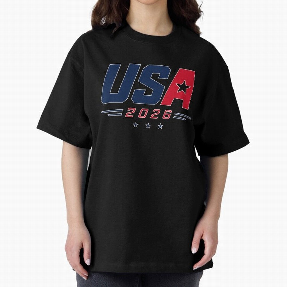 USA 2026 Soccer Fan Shirt | American Football Supporter Minimal Design Classic T-Shirt Discover FIFA World Cup 2026 Group Stage with Messi, Argentina and Brazil Energy, Sports Nostalgia, International Competition, Famous Players and Unforgettable