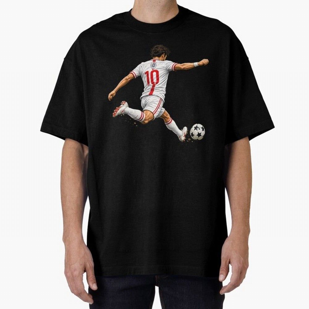 England Football Sticker Number 10 Three Lions Classic T-Shirt Feel the Roar of FIFA World Cup 2026 Group Stage Spirit, Inspired by Spain, Mbappe and Neymar, Football Passion, Legendary Performances, Festival Vibes and Supporter Community; Built