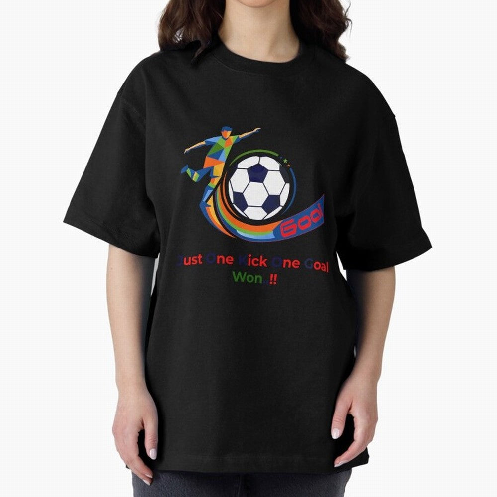Football Striker Goal Celebration - Just One Kick Classic T-Shirt Fuel Your Fan Pride for Global Football Passion for FIFA World Cup 2026 USA Canada Mexico, Filled with CR7 and Messi, France and Portugal, Sports Nostalgia, International
