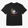 Football Striker Goal Celebration - Just One Kick Classic T-Shirt Fuel Your Fan Pride for Global Football Passion for FIFA World Cup 2026 USA Canada Mexico, Filled with CR7 and Messi, France and Portugal, Sports Nostalgia, International