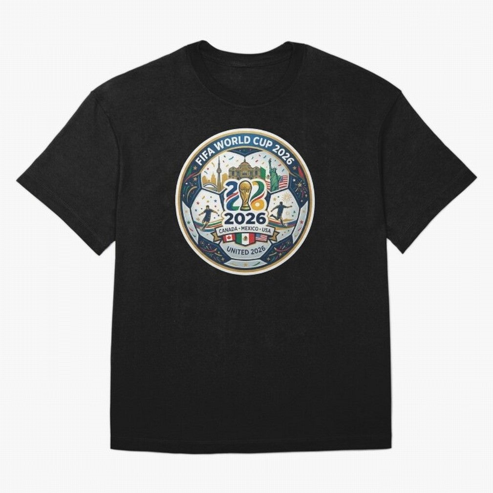 FIFA World Cup 2026 North America Commemorative Emblem Classic T-Shirt Discover Match Day Hype around FIFA World Cup 2026, Cristiano Ronaldo, Haaland and CR7, England, France and Netherlands, Classic Soccer Heritage, Championship Pressure, Fan