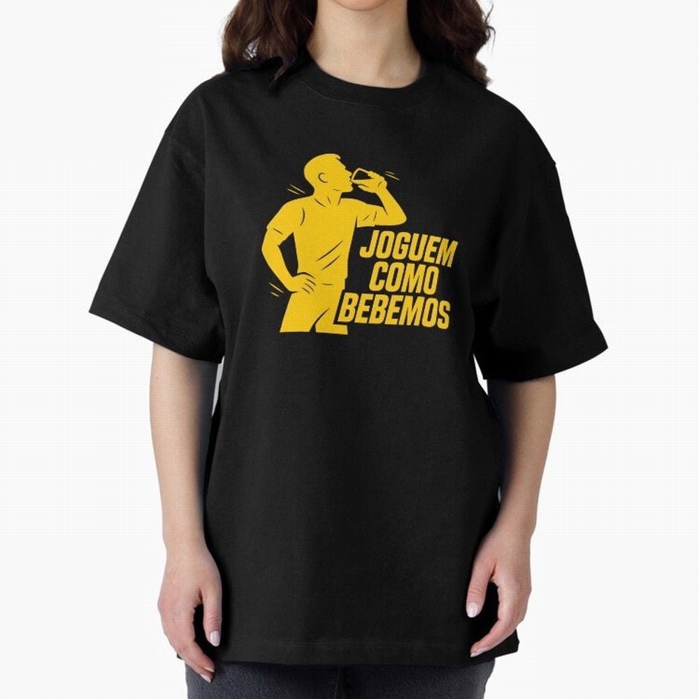 Joguem Como Bebemos Classic T-Shirt Cheer for Match Day Hype around FIFA World Cup 2026, Messi and Cristiano Ronaldo, England and Germany, Championship Spirit, Famous Goals, Roaring Crowds and International Football Unity; Great for Watch Parties,