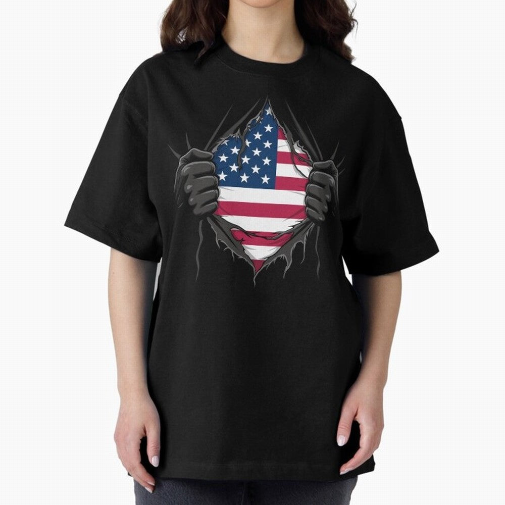 USA Flag - National Team Fans Classic T-Shirt Embrace FIFA World Cup 2026 USA Canada Mexico Spirit, Inspired by Germany, Mbappe and Neymar, Retro Football Energy, Iconic Rivalries, Trophy Chase Drama and Stadium Atmosphere; Made for Die Hard