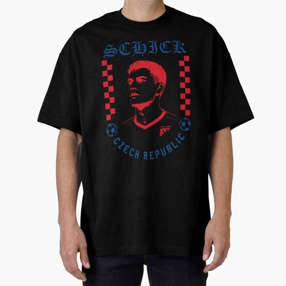 Schick Czech Republic Soccer Legend Retro Football Graphic Classic T-Shirt Bring Supporter Culture to FIFA World Cup 2026 USA Canada Mexico for Fans of Neymar, Haaland and Cristiano Ronaldo and Argentina and Brazil, Bringing Retro Football Energy,